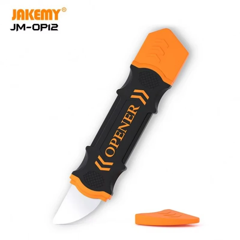 JAKEMY JM-OP12 outil de levier ouvre-outil de réparation pour téléphone portable Flexible Double face mémoire métal téléphone écran ouverture outil de levier