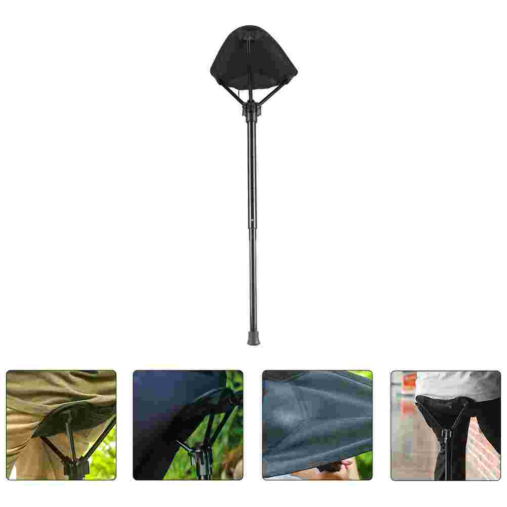 Taburete plegable portátil para exteriores, silla de viaje para senderismo, tubo de aluminio, ligero, aviación