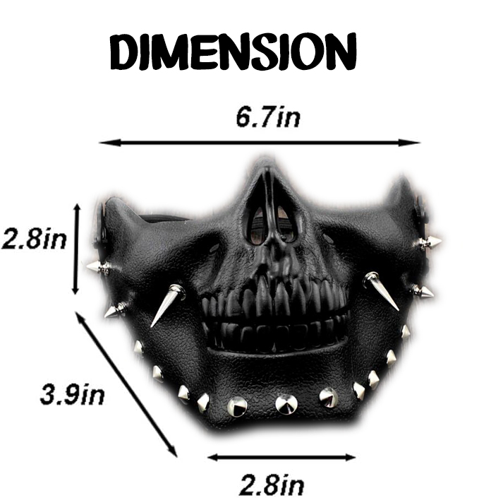 男性用ハーフフェイスマスク,スケルトン,スチームパンク,ハロウィーンパーティー,大人のコスプレマスク,da059