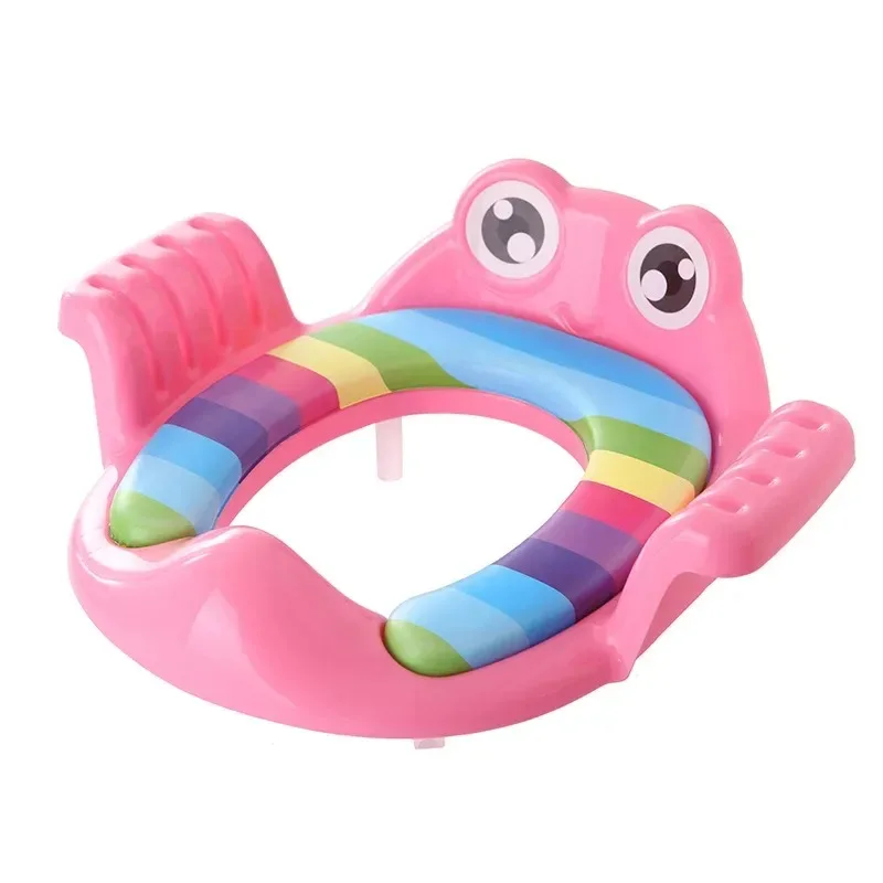 Bebê criança potty toalete trainer assento passo fezes escada cadeira de treinamento ajustável confortável dos desenhos animados bonito assento toalete para childr