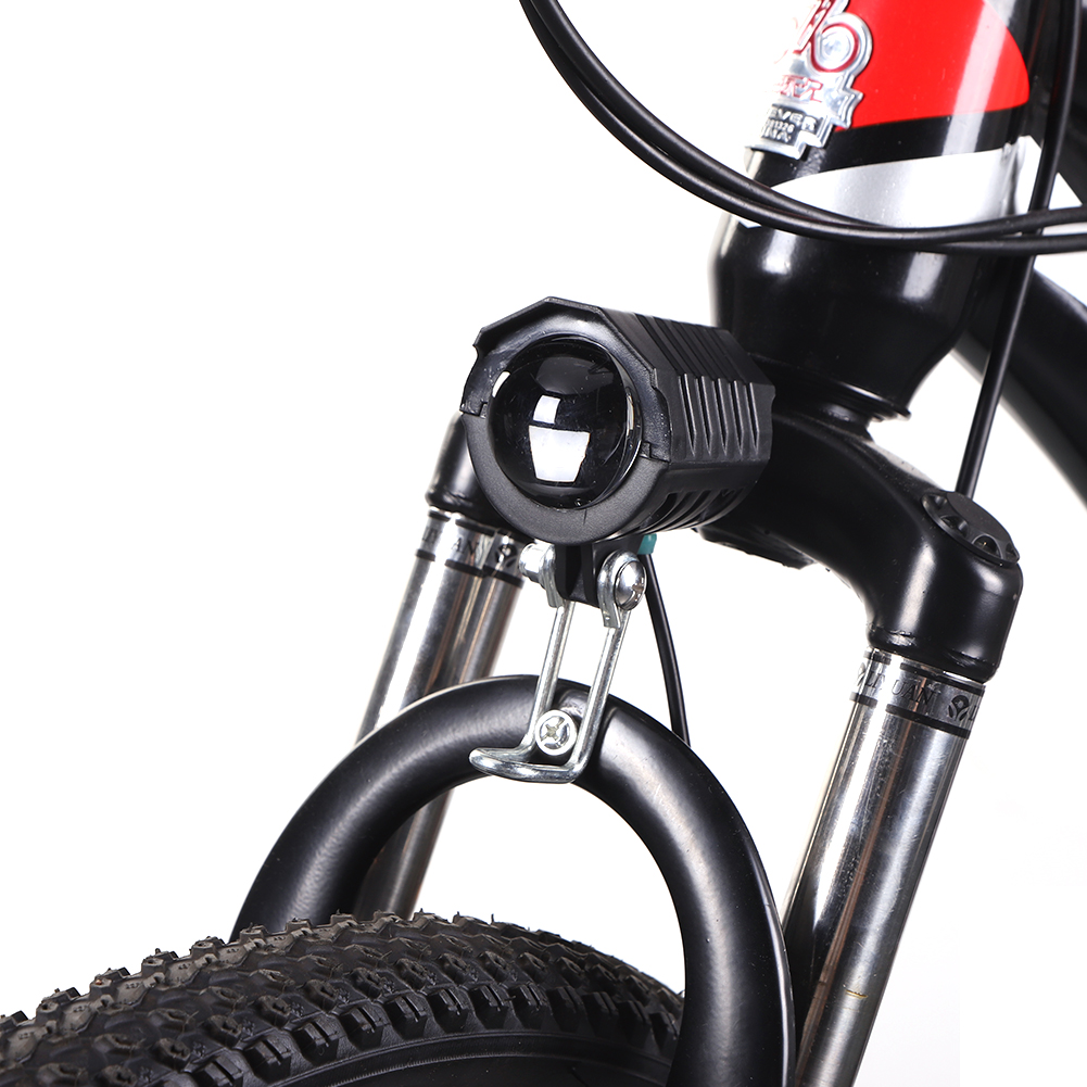 Ebike e-bike 36v 48v 60v 80v luz da bicicleta elétrica com chifre à prova dwaterproof água scooters motocicleta farol chifre conjunto farol dianteiro