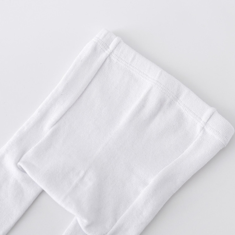 Baby Baby Meisjes Panty Gebreide Kousen voor Meisjes Katoen Zacht Pasgeboren Leggings Casual Wit Zwart Panty Voor 0-2Years Oud