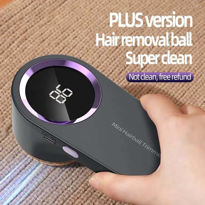 Lint Remover ชาร์จ USB ไฟฟ้าเครื่องอัดเม็ดผม Lint Trimmer แบบพกพาไฟฟ้าเสื้อผ้า Lint Machine ความเร็วสูง Moto