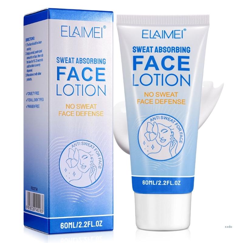 ELAIMEI-loción facial antitranspirante para la frente y el cuero cabelludo, loción que absorbe el sudor, desodorante