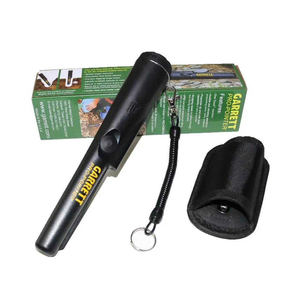 Detector de metais de alta precisão, haste de posicionamento portátil, detector externo, à prova d'água, caçador de tesouros subterrâneos