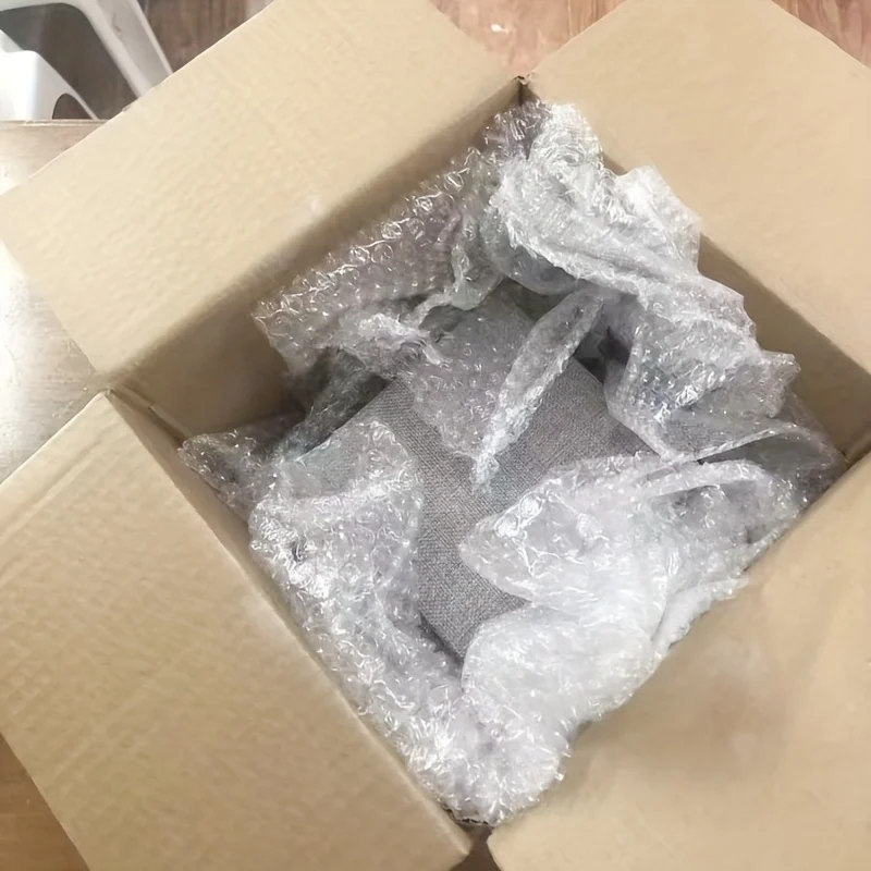 Película de embalaje de espuma a prueba de golpes: protección de espuma transparente, evita colisiones y vibraciones, adecuada para correo y uso en oficina