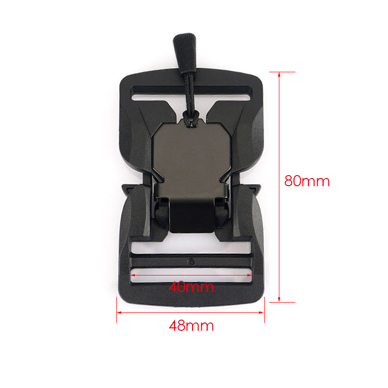 New 40mm Tactical Belt Buckle Lightweight Engineering Plastic Quick Release Magnetic Buckle for Men Canvas Military Belt Buckle