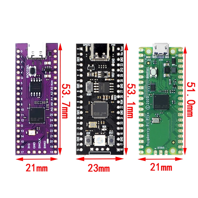 Raspberry Pi Pico Board RP2040 Dwurdzeniowy mikrokomputer ARM o małej mocy i pamięci masowej 264 KB Wysokowydajny procesor Cortex-M0+