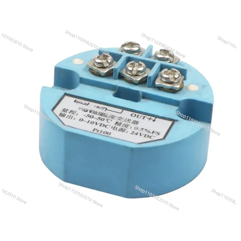 2 Buah Output Tegangan Modul Pemancar Suhu Pt100 0-5V/0-10V/4-20mA
