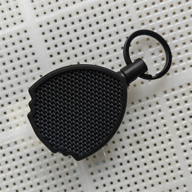 盗難防止メタル引きやすいバックルロープ弾性キーホルダースポーティな格納式キーリングアンチロストヨーヨースキーパスIDカード