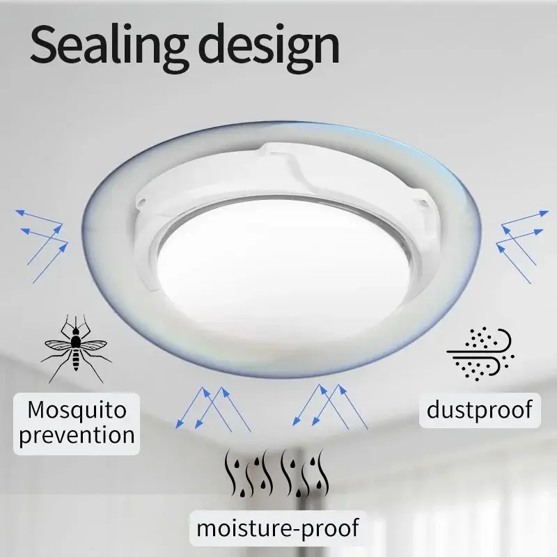 Plafoniera solare per interni luce a LED luce fluorescente per uso domestico tetto a consumo energetico zero con telecomando giardino esterno