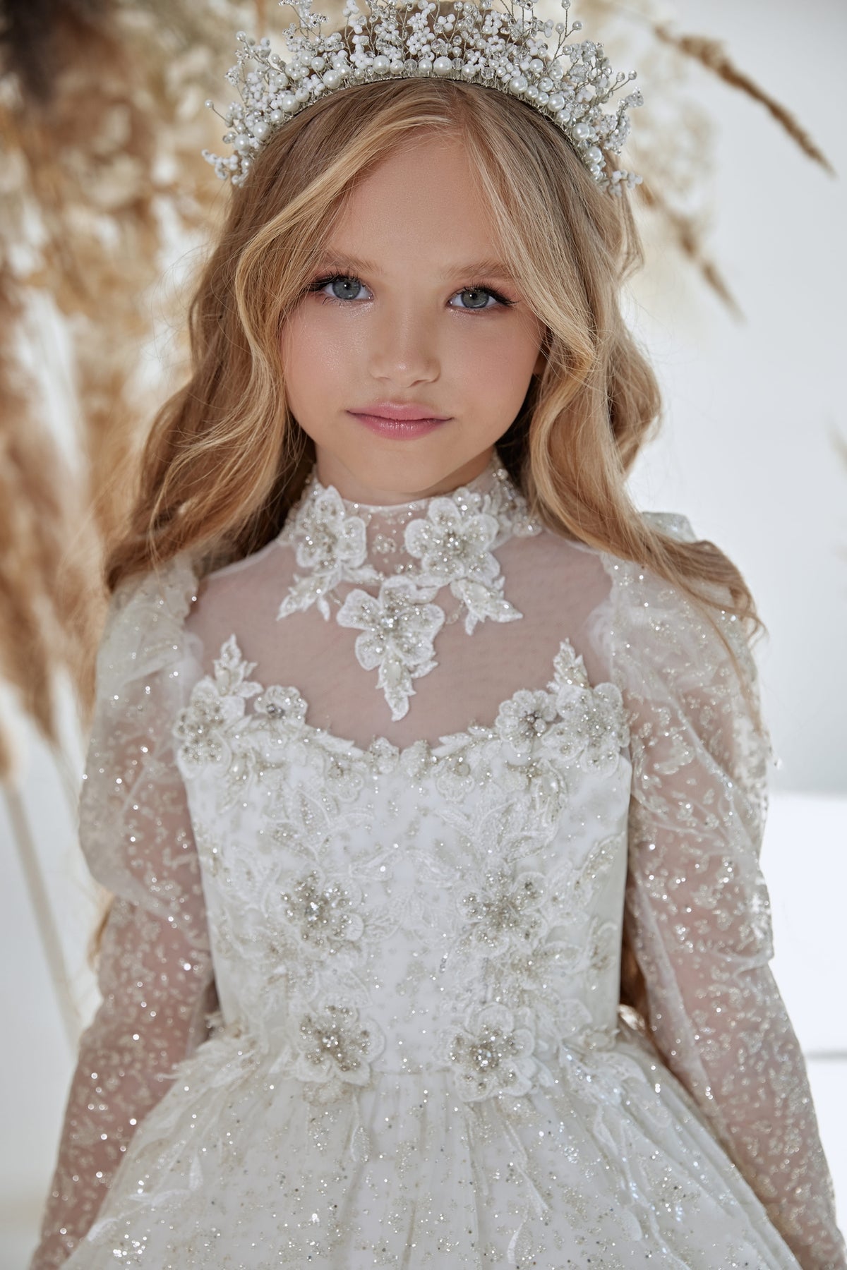Robe de princesse blanche élégante à fleurs pour filles, avec ceinture en dentelle brodée sur le corsage, robe trapèze de mariage, mini-demoiselle d'honneur