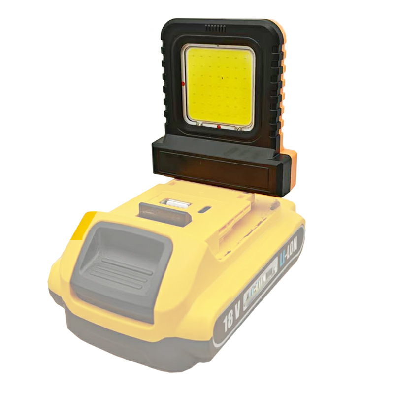 Acessórios de ferramenta elétrica peças para makita 18v para dewalt 20v para milwaukee para bosch para m18 caixa de bateria de lítio luzes da lâmpada de trabalho