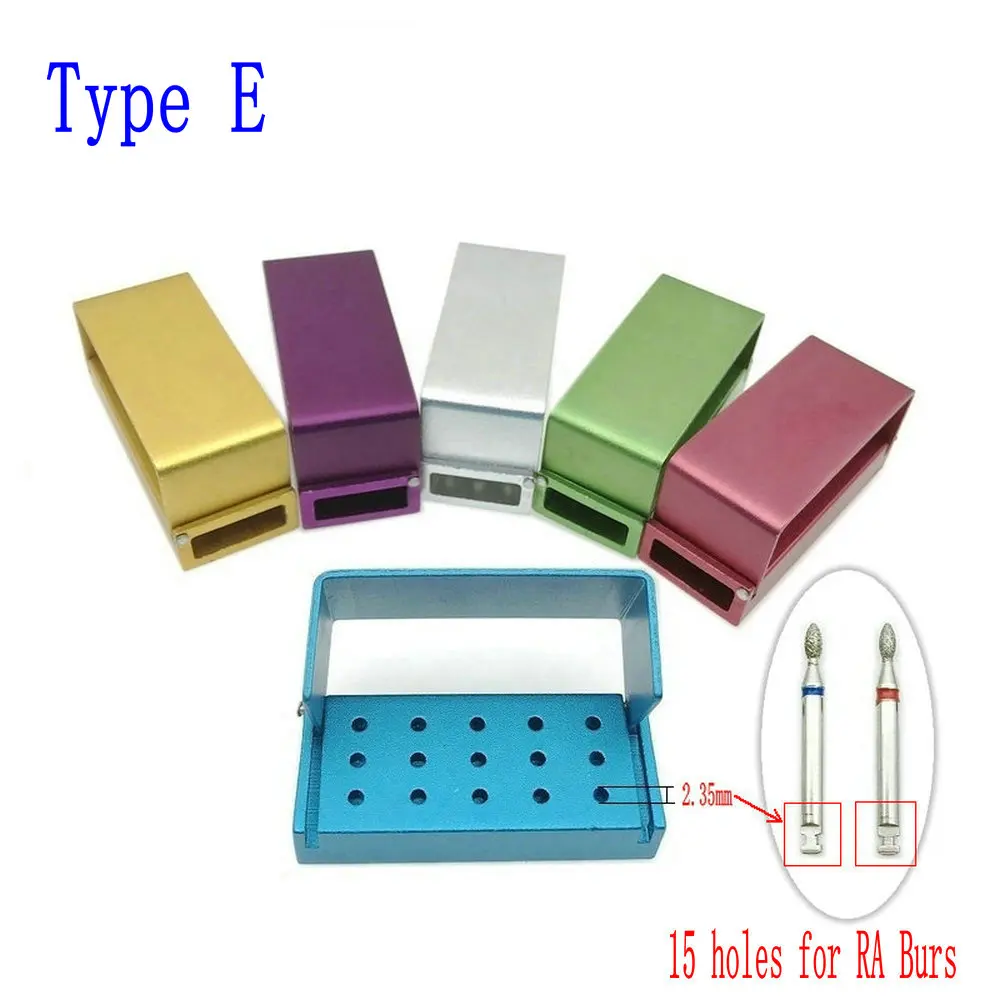 กล่องหัวกรอ15/30รูสำหรับงานทันตกรรมกล่องฆ่าเชื้อหม้อนึ่งอัดอลูมิเนียมหัวกรอเครื่องมือทันตแพทย์