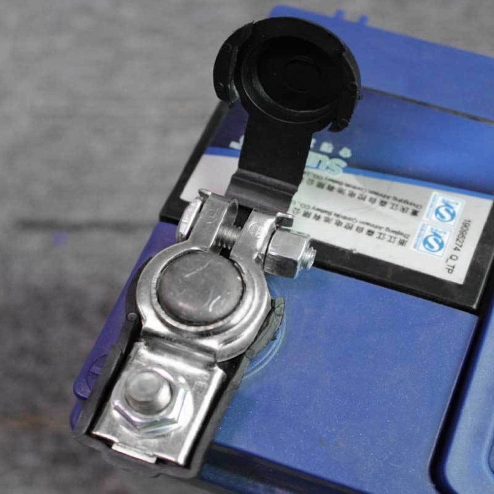 1 ペアユニバーサルマイナスプラス自動車バッテリーケーブル端子トップポストクランプ防腐剤耐久性のある車やトラックのアクセサリー