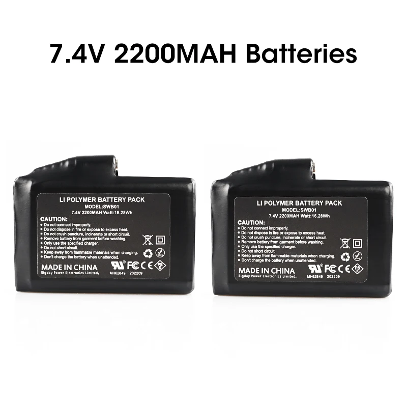 Ładowarka 7,4 V 3000 mAh Akumulator litowo-polimerowy Podgrzewane rękawiczki Skarpety Podgrzewane kurtki Kamizelka Rękawiczki motocyklowe Bateria USB