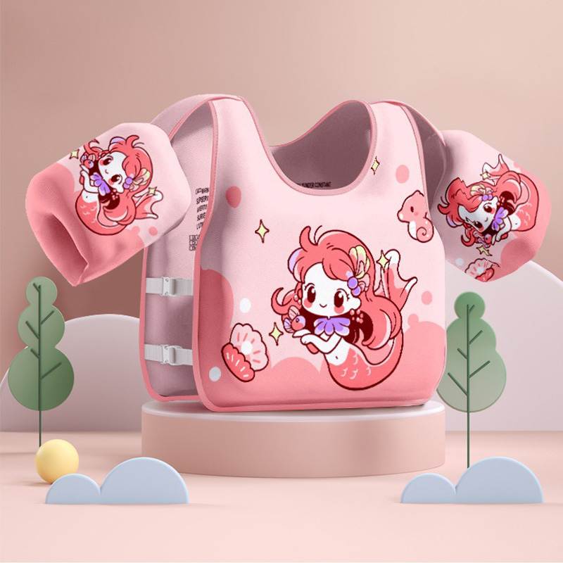 ROOXIN 아기 수영 조끼 어린이 부력 조끼 수영 반지 튜브 아이 수영 팔 반지 수영 풀 플로트 물 놀이 장비