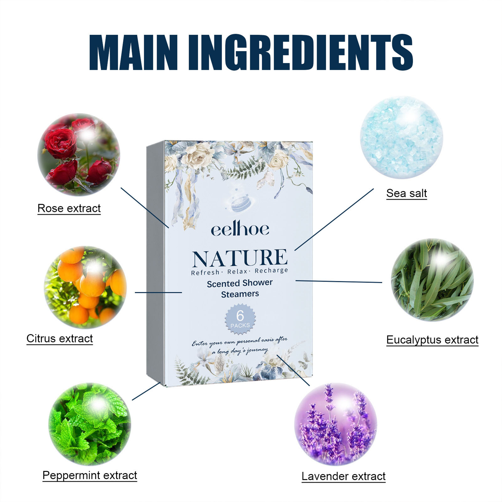 Duschdampfer, Aromatherapie-Tabletten, langanhaltender Duft, Nacht-Duschtabletten, Badebomben für Damen und Herren, Badezubehör