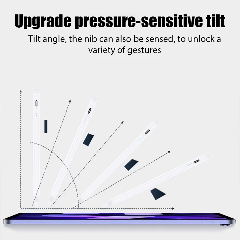 Pour Apple Pencil 2 1 Palm Rejection Power Display iPad accessoires iPad 2022 2021 2020 2019 2018 Pro 11 12.9 Air Mini stylet