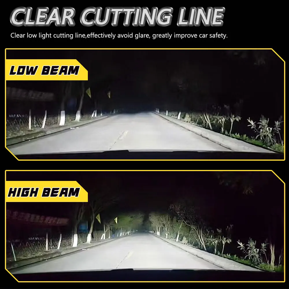 H7 H4 Led Canbus Lights 1:1 Mini Size Car Headlight With Fan 800000LM Super Bright Wireless Turbo Fog Bulb 6000K Automobile Lamp