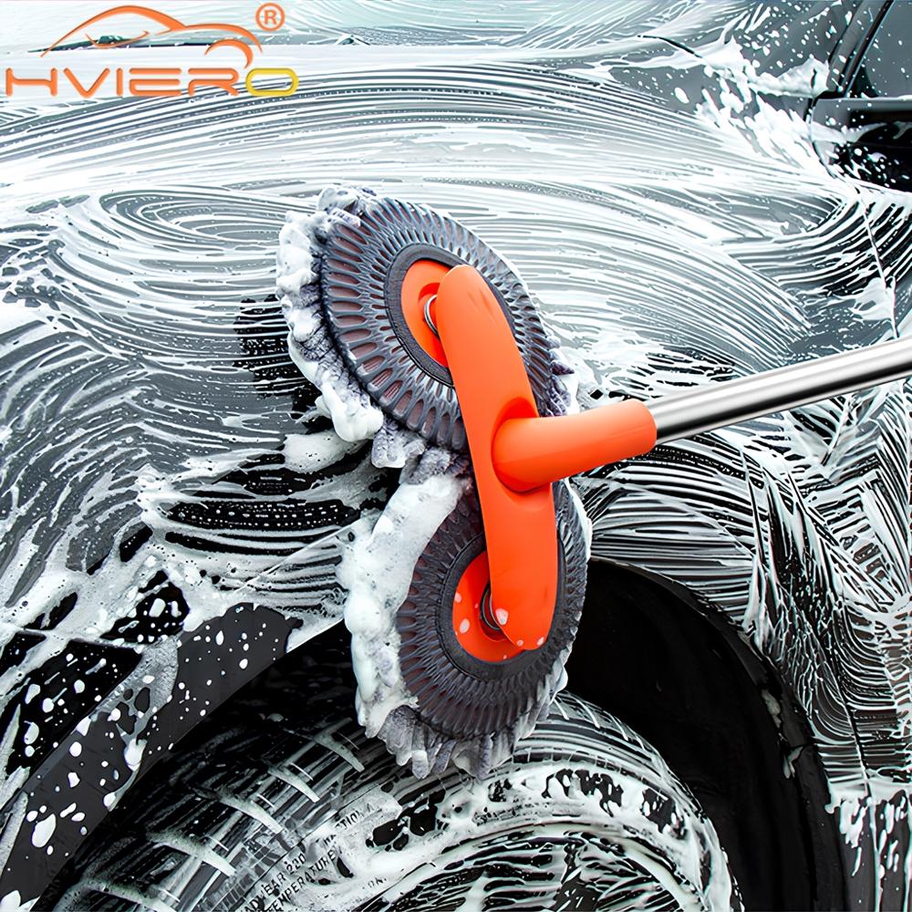 1X รถทําความสะอาดอเนกประสงค์ชุดแปรงไมโครไฟเบอร์ Mop ฟองน้ําเช็ดอัตโนมัติเครื่องมือบ้าน Universal อุปกรณ์ทําความสะอาดสีเหลืองสีเทา