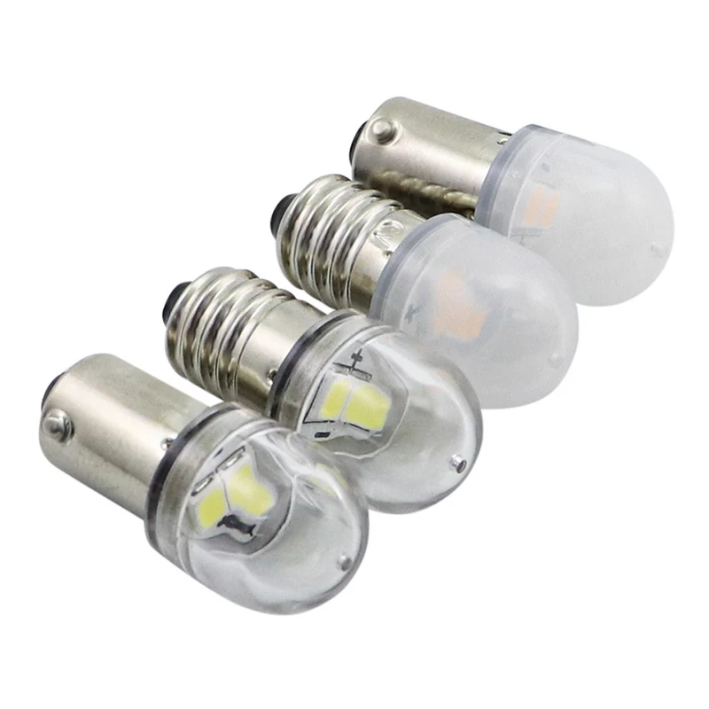 12v LED bulb E10 screw mouth small bulb, factory wholesale light cube SMD light source, special bulb for minaret chandelier