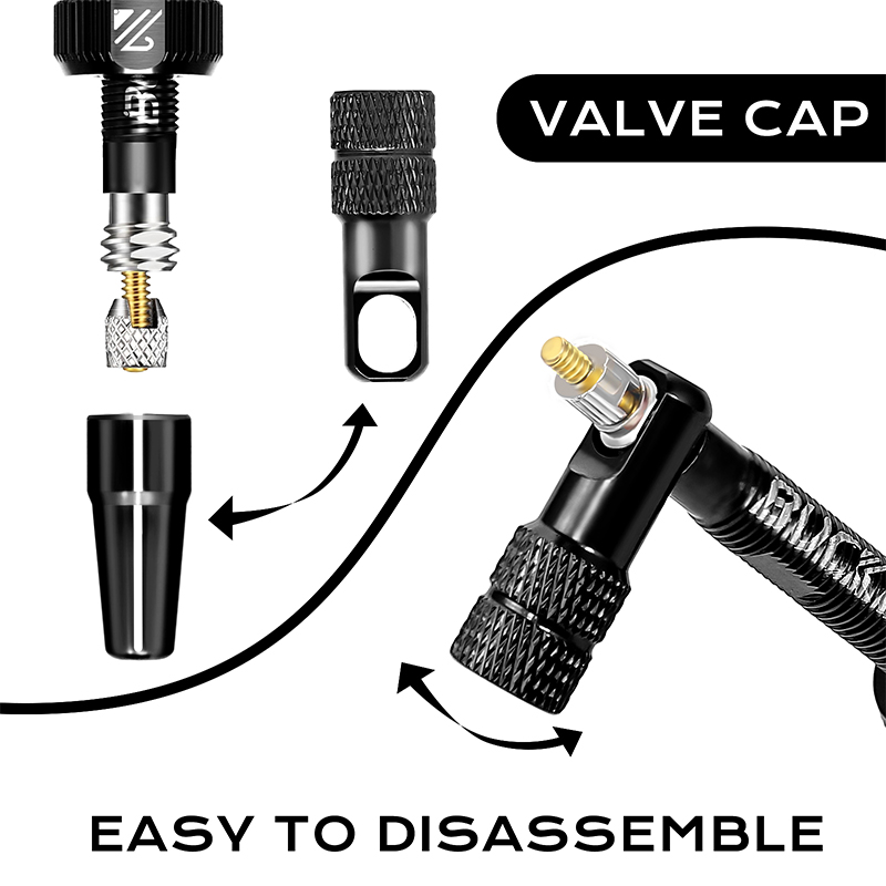 BUCKLOS 40mm/44mm válvula Presta sin cámara F/V CNC válvula de bicicleta de aleación de aluminio anodizado válvula de neumático sin cámara de bicicleta de carretera pieza de ciclismo