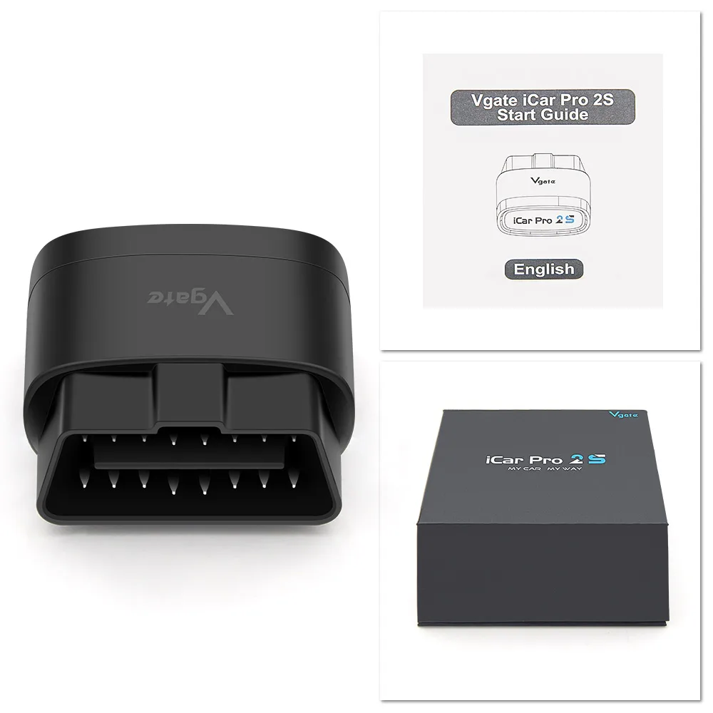 Nieuwe Vgate iCar Pro 2S ELM 327 Bluetooth 5.3 pour Android/IOS/PC OBD2 outil de Diagnostic de voiture orme 327 mis niveau OBD