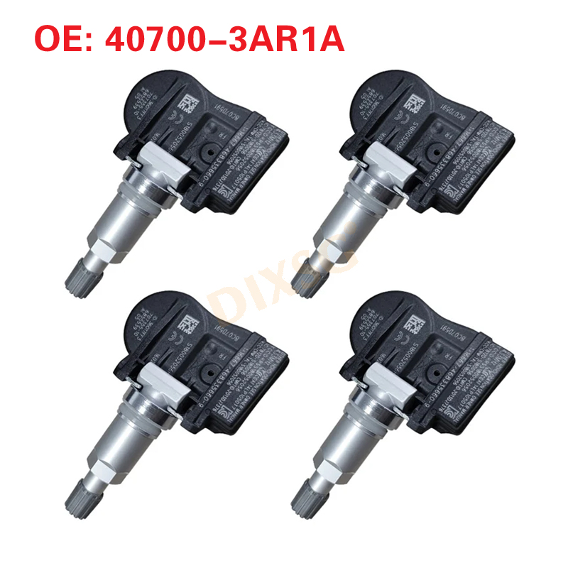 New 407003AR1A 40700-3AR1A Car Tire Pressure Monitor Sensor 4pcs For Nissan Sentra SR Versa SL TPMS 433MHz