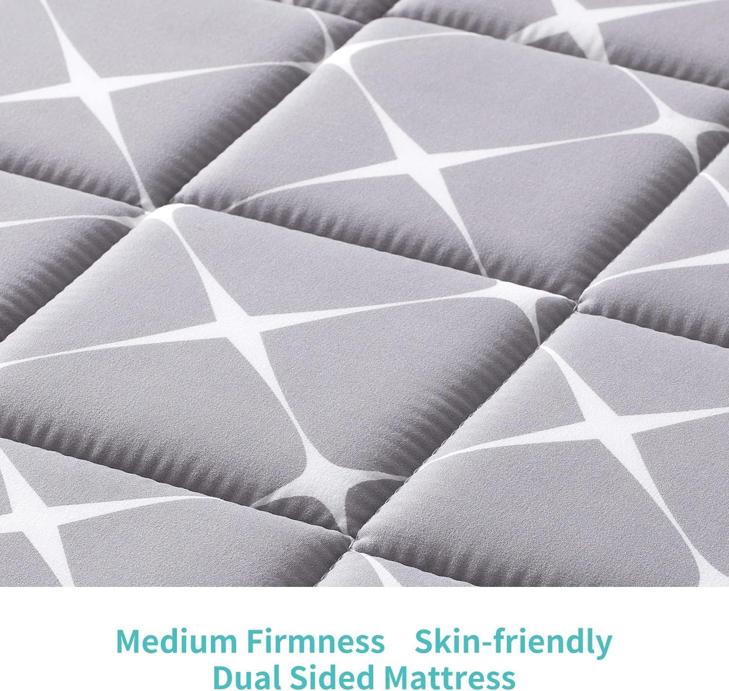 Premium Dual-Sided Baby Crib Mattress and Toddler Mattress - 52" x 27.6" x 5" - Breathable,Firm Soft,Fits Standard Cribs