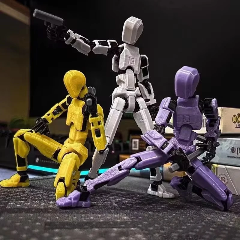 関節式人形の形をしたアクションフィギュア3D印刷されたマルチジョイントを備えた3D印刷の関節式人形