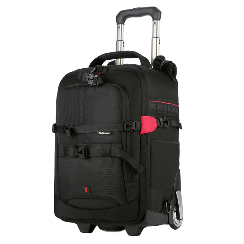 Vnelstyle Professionele DSLR camera trolley koffer Tas Video Foto Digitale Camera bagage reistrolley Rugzak op wielen