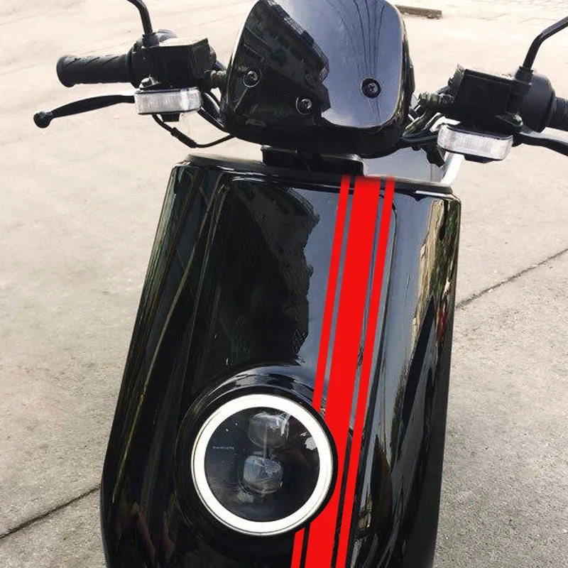 50 cm Motorrad Aufkleber Auto Motorrad DIY Tankdeckel Reflektierende Aufkleber Wasserdicht für Racing Motorrad Zubehör