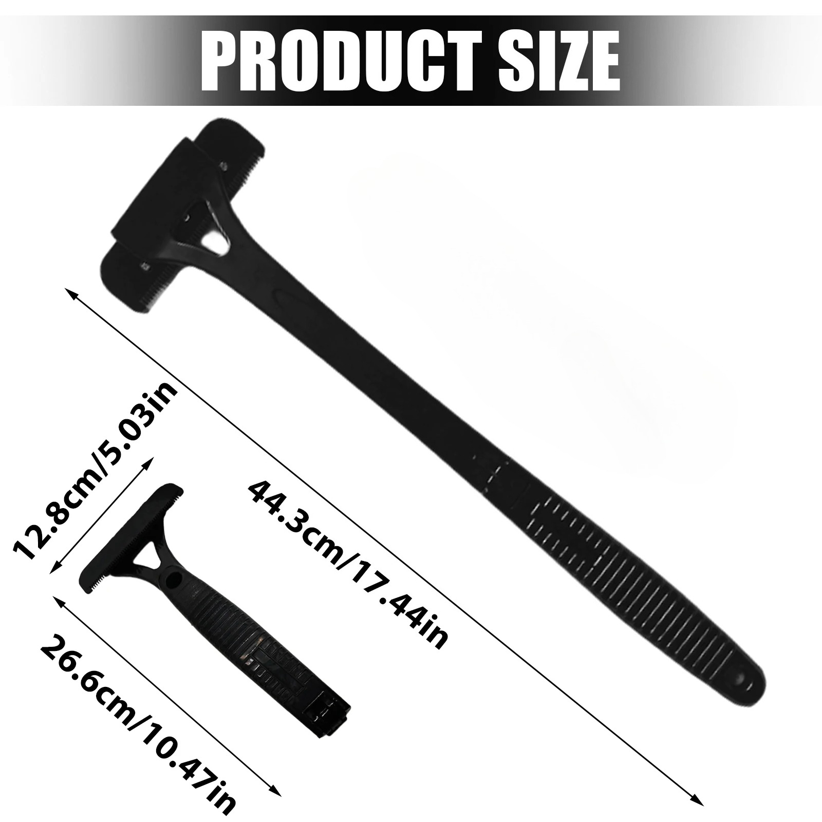 Scheermes Mannen Terug Scheerapparaat Opvouwbare Trimmer Body Beenhandvat Verwijderen Scheren Scheermes Gereedschap Ontharing Trimmer