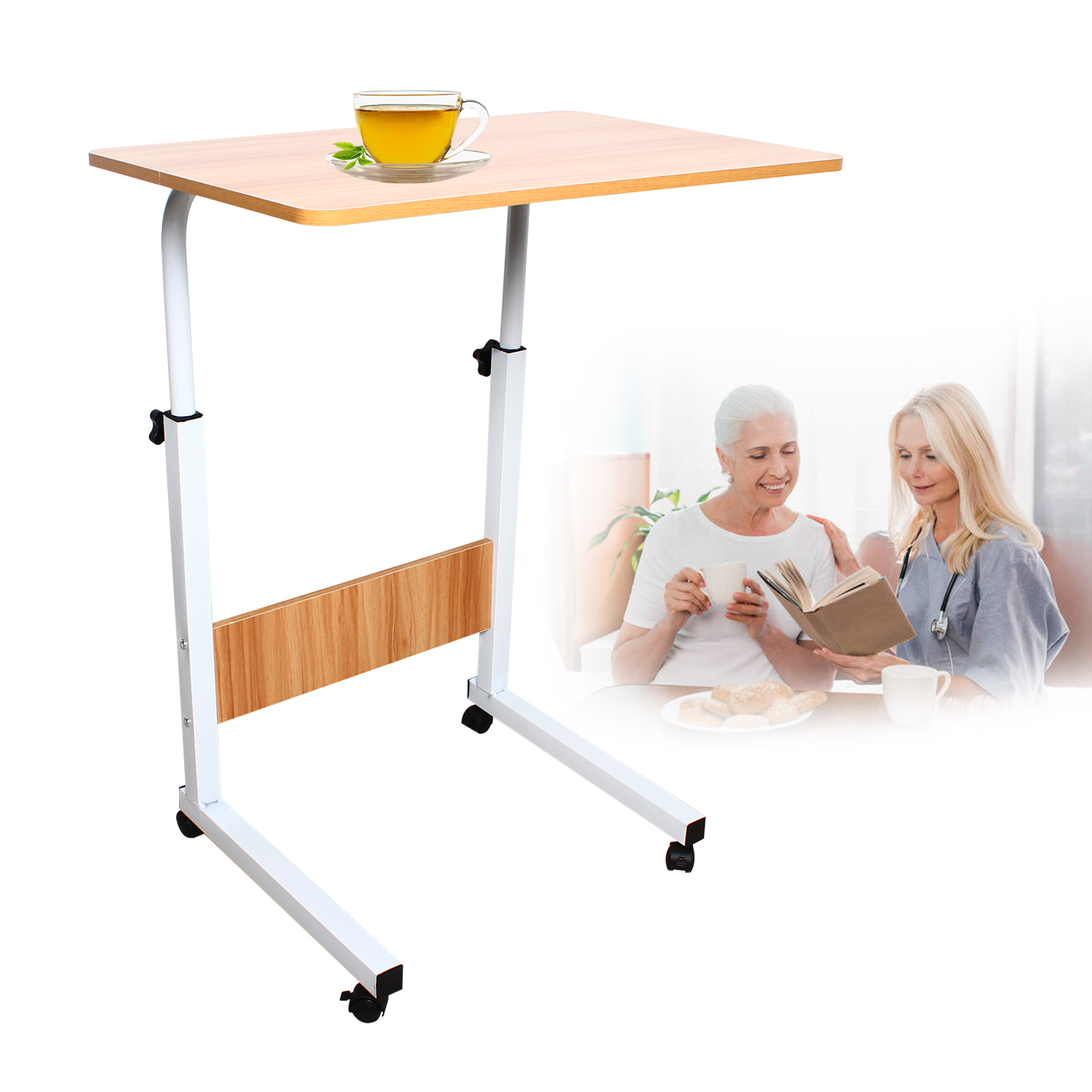 Electronic Device Holder Snack Coffee Table Stand, Professional Portable Work From Home Laptop Table Lazy Computer Stand