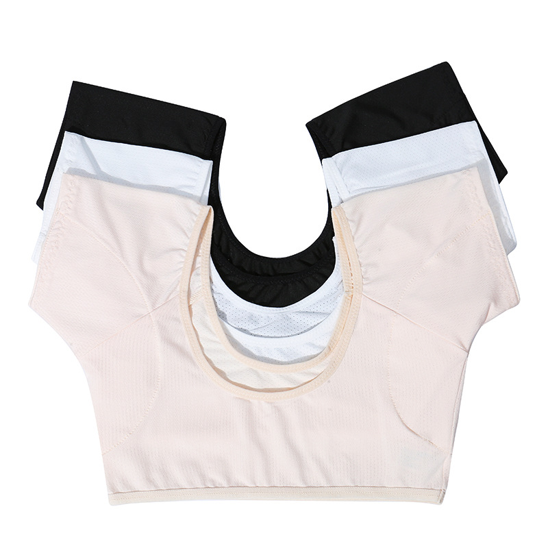 Onderarm Zweet Absorptie Pad Vest Mesh Sneldrogend T-shirt Vorm Ademend Transpiratie Absorberend Anti-Zweet Vlek Melk Zijde