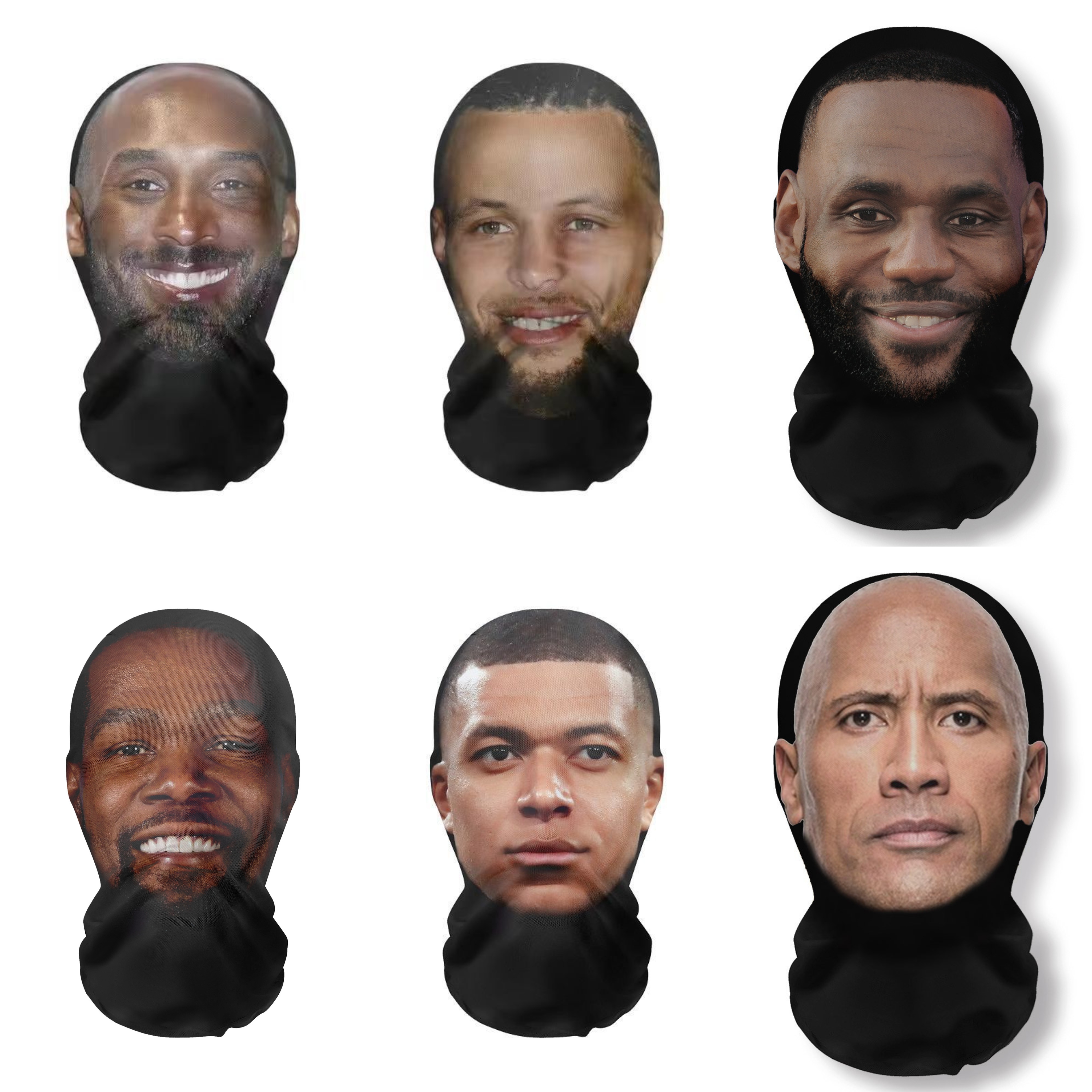 Máscara impresa en 3D, máscara facial completa de malla elástica para hombres y mujeres, sombreros de Cosplay, suministros novedosos, capucha complicada, accesorios de Cosplay para fiesta