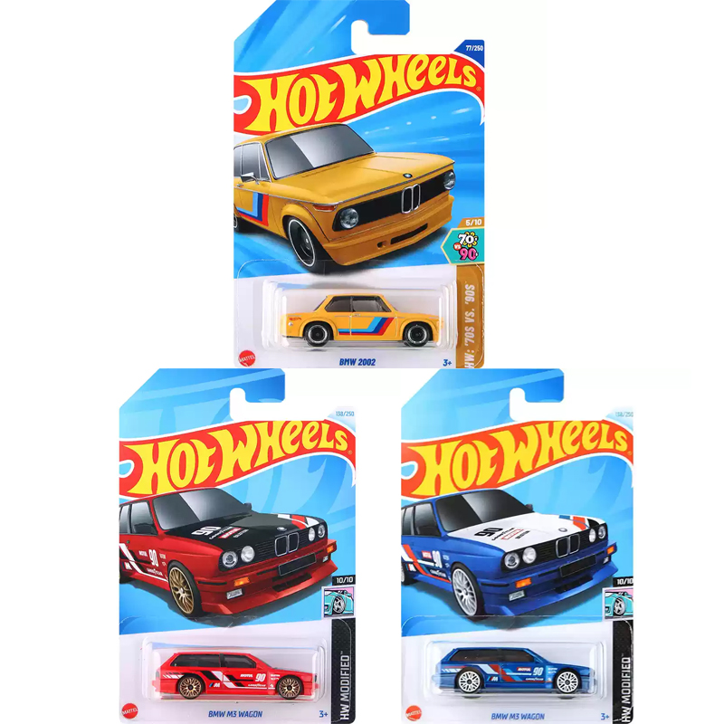 2025F оригинальный автомобиль Hot Wheels BMW 2002, игрушки для мальчиков, масштаб 1/64, литой автомобиль HW 70s VS 90s, модель из сплава, сбор, подарок на день рождения