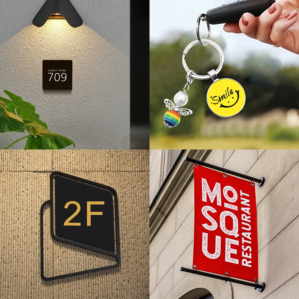 ABS Plate For CNC Engraver Two-color Board 300x300x1.3mm DIY Billboard Keychain Doorplate For Laser Engraving Machine Twotrees