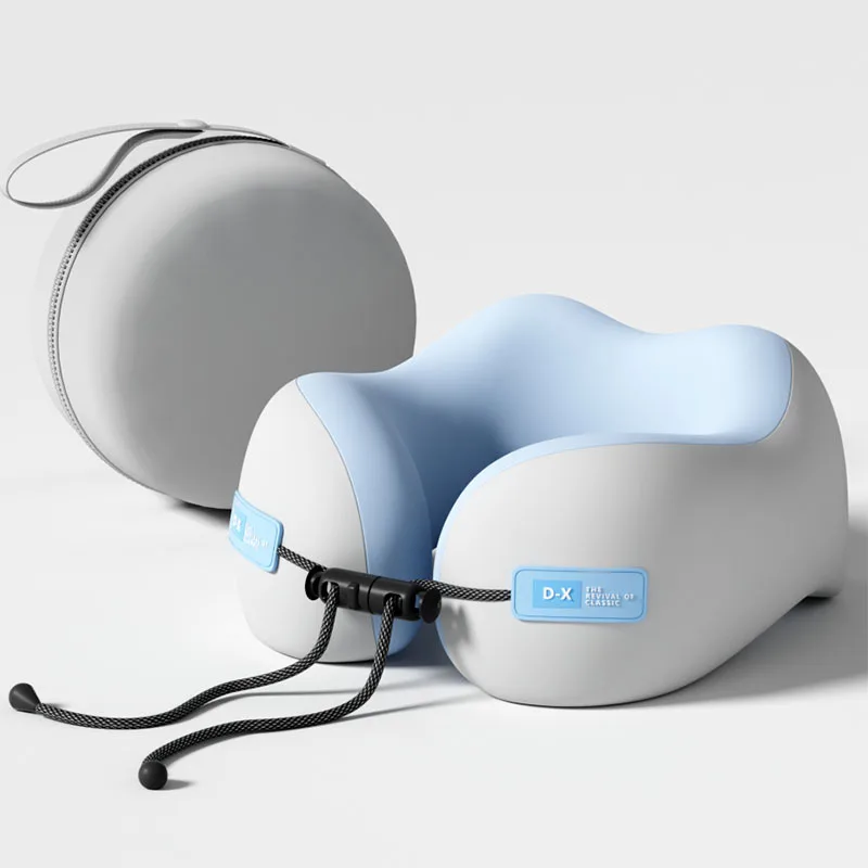 Almohadas de espuma viscoelástica en forma de U para el cuello, almohada de viaje suave, almohada de masaje para el cuello, almohada de avión para dormir, ropa de cama para el cuidado de la salud Cervical