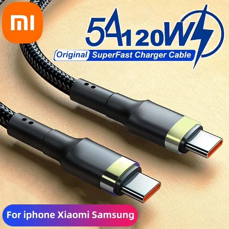 샤오미 PD 120W 고속 충전, 아이폰 15 플러스 프로 맥스, USB C to USB C 타입 케이블, 삼성 S24 샤오미 14 용 고속 충전기