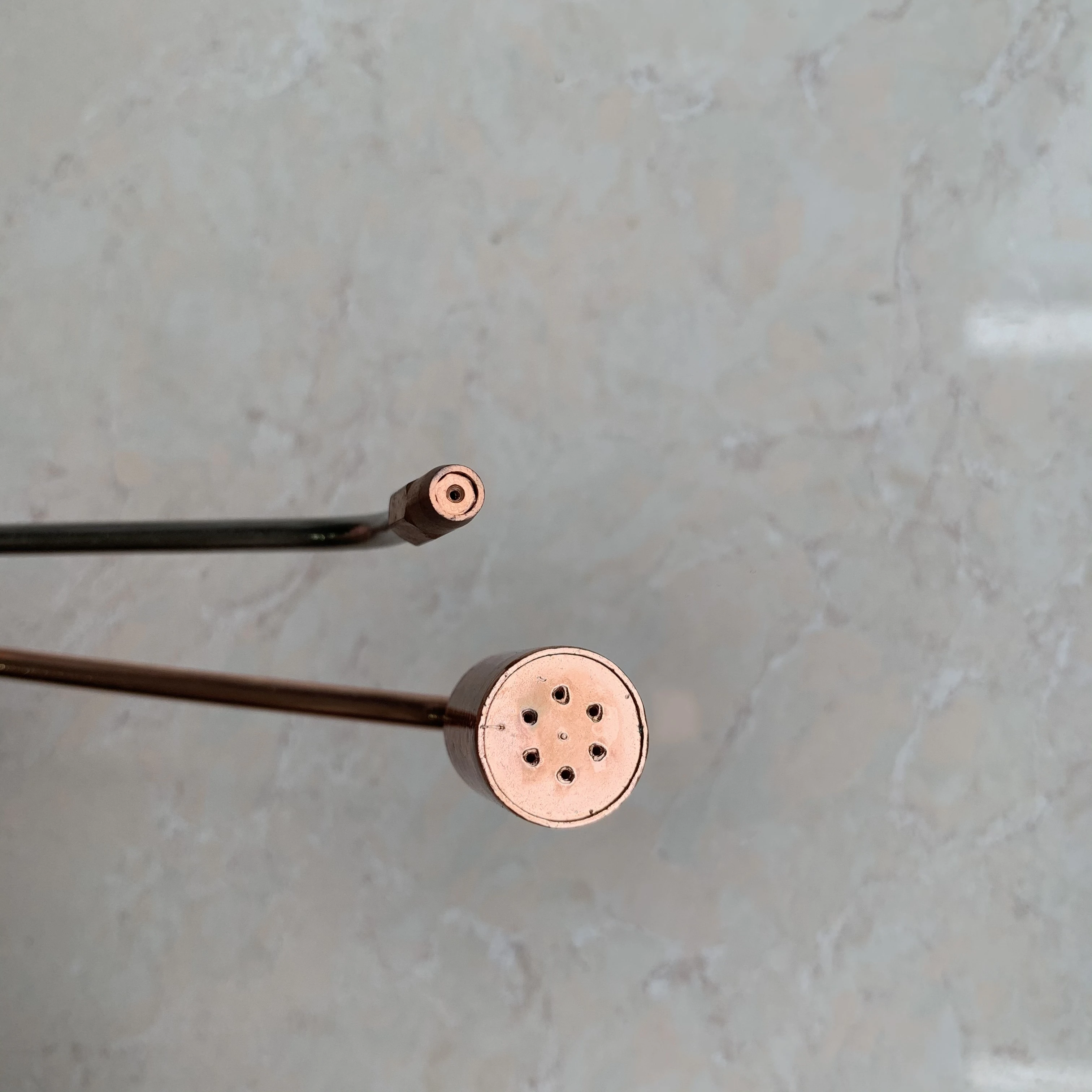 Puntas de antorcha largas de latón con boquilla grande para herramienta de joyería, orfebre, pequeña antorcha, pistola de soldar de oxígeno, soporte para antorcha