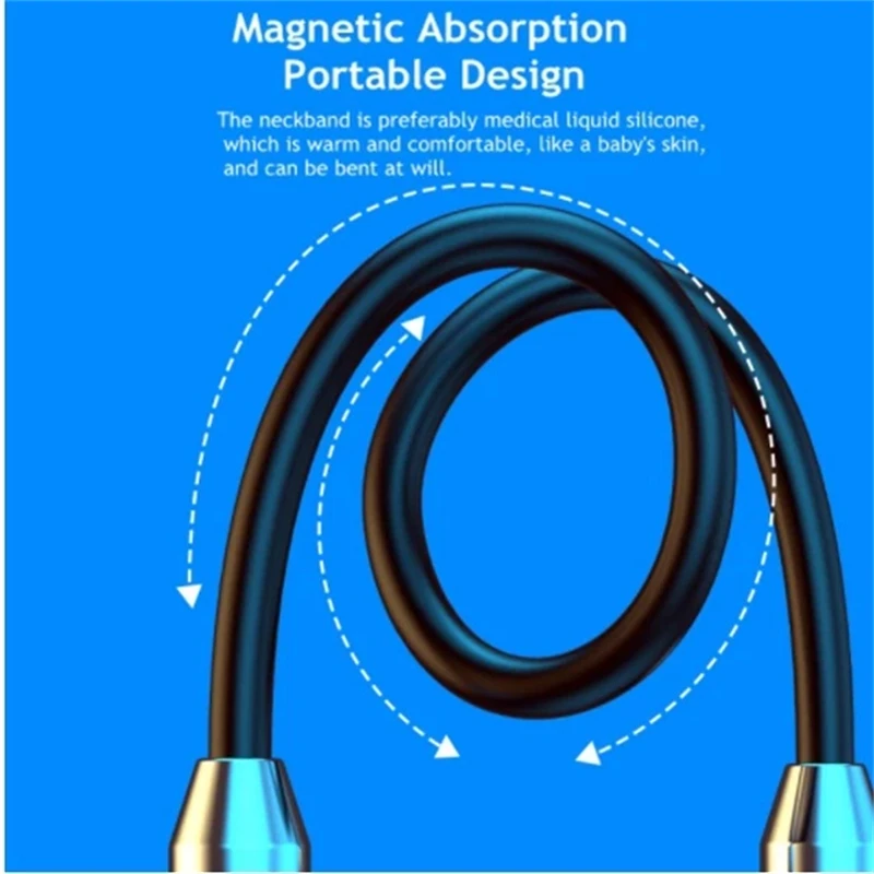Bluetooth Kopfhörer Drahtlose Kopfhörer Magnetische HIFI Sport Neckband Neck-hängende TWS Ohrhörer Drahtlose Blutooth Headset Spiel