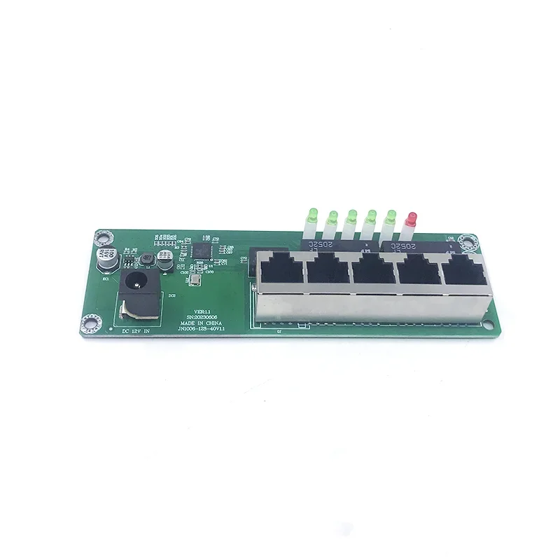 Ethernet Switch Industrie 5port 10/100M Netzwerk Ethernet Switch 5V/12V Stromeingang Temperatur-40 bis 75 ℃