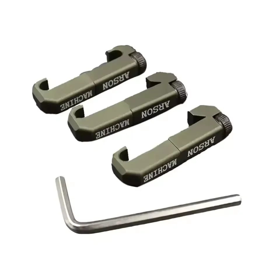 Tactical 3pcs/Set M-LOK Wire Guide System Cable Management Rail Cover Picatinny Rail Handguard Wire Guide Tail Fixed Airsoft
