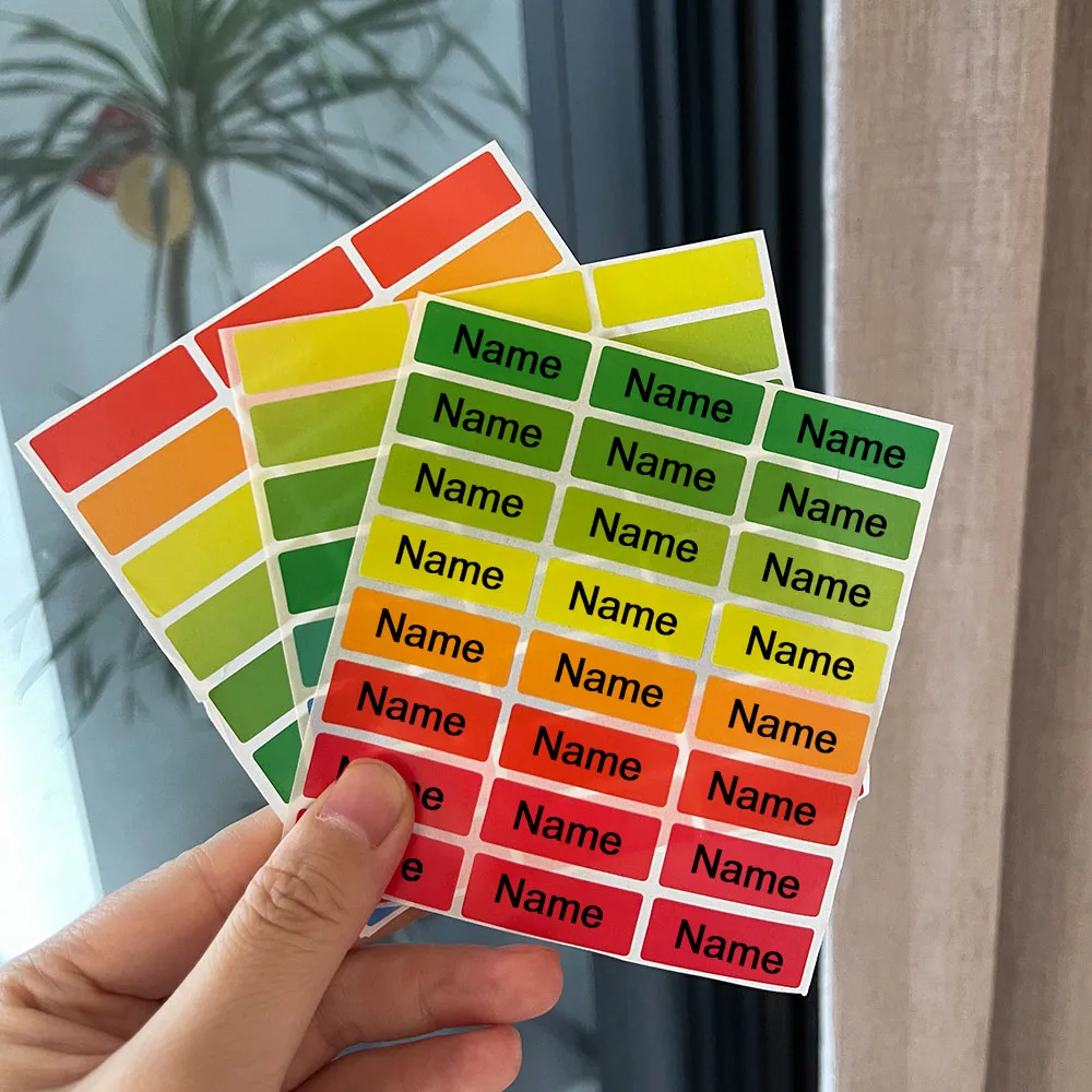90 個カスタム名ステッカー防水個人事務用品タグラベル子供スクラップブック学校文具ステッカーセット