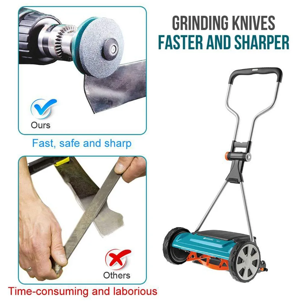 เครื่องตัดหญ้า Sharpener สวนเครื่องมือเจาะมือไฟฟ้าเจาะ Sharpener Multifunctional หินลมไฟฟ้า Sharpener