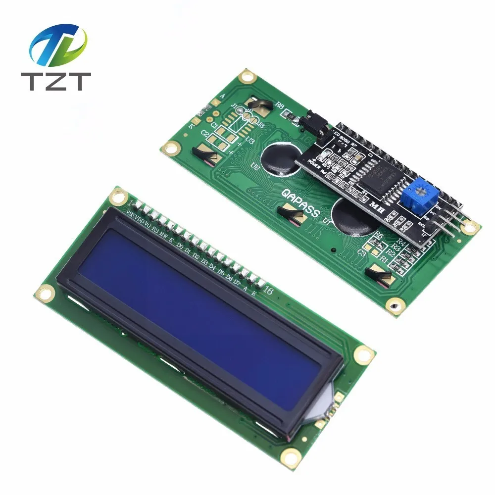 Módulo LCD pantalla azul verde IIC/I2C 1602 para arduino 1602 LCD UNO r3 mega2560 LCD1602 LCD1602 + I2C