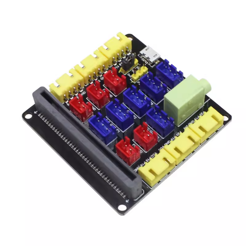 Плата расширения Microbit V2 IOBIT V1.0/2,0/3,0 материнская плата micro: bit горизонтальная плата адаптера