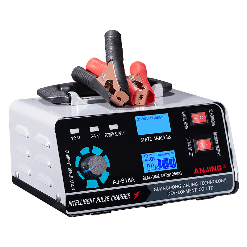 Auto 400W 40A Slimme Batterijlader 12V/24V Automotive Batterijlader Trickle Smart Pulse Reparatie voor Auto Vrachtwagen Boot Motor
